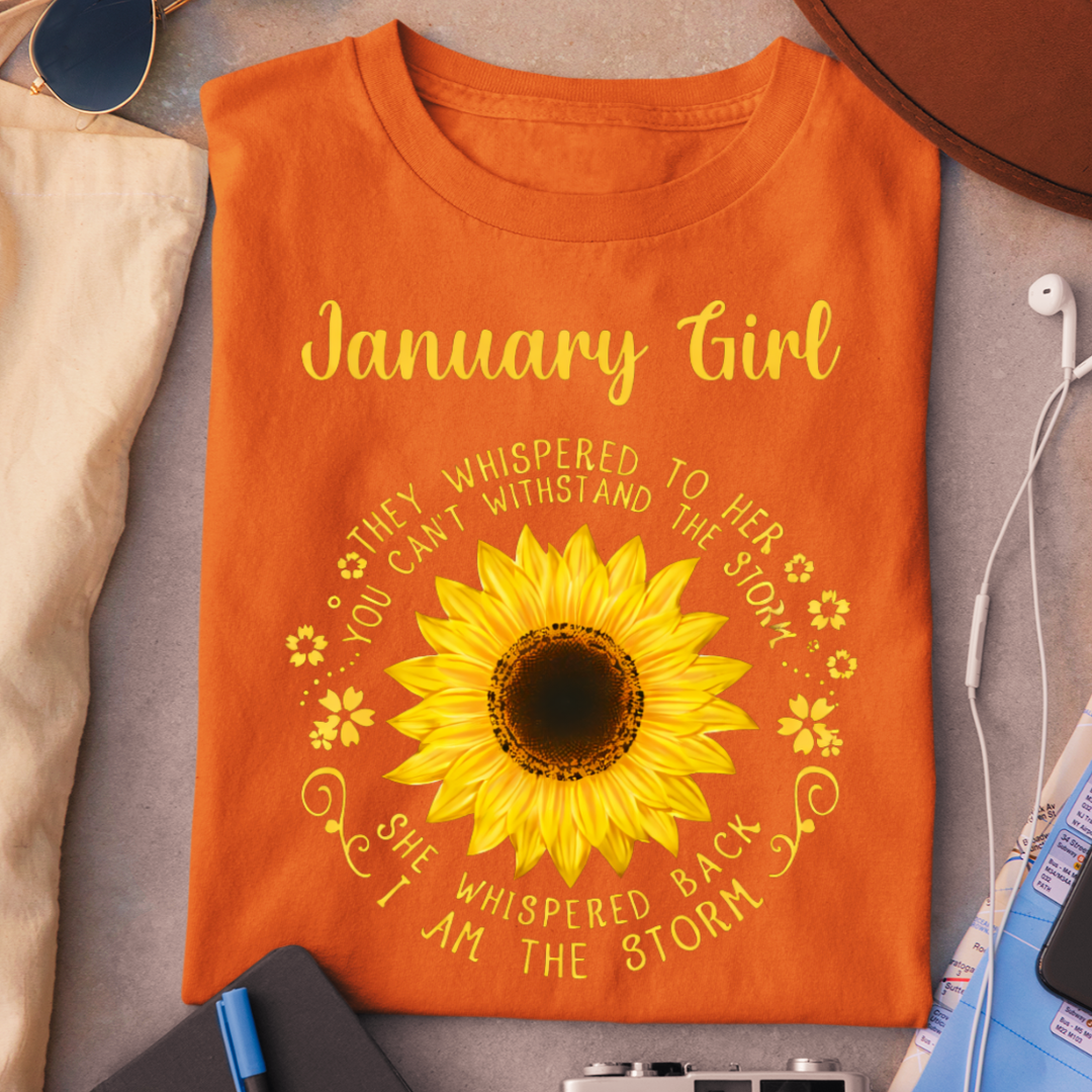 JANUARY GIRL I AM STORM QI