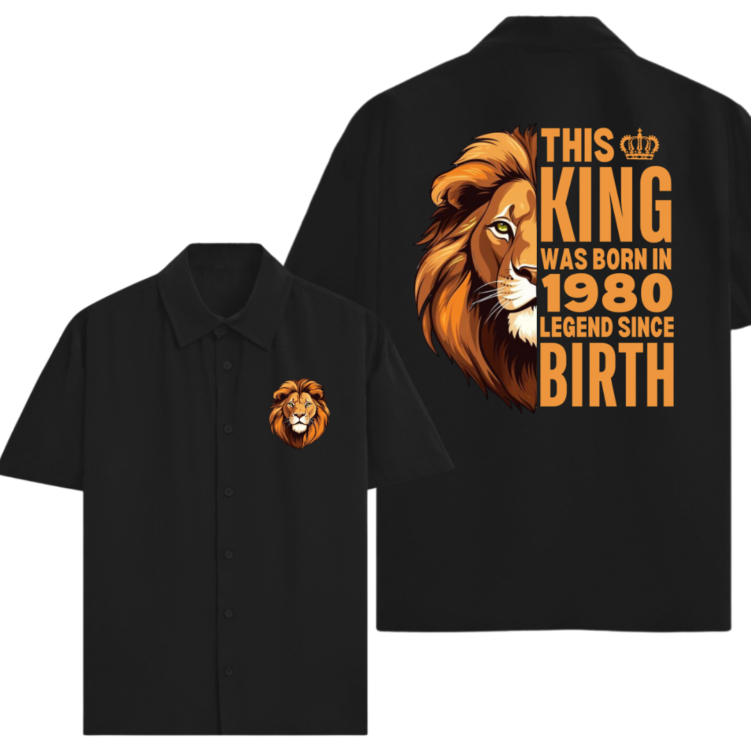 1980 KING LEGEND OVERSIZE SHIRT (Front and Back Print)