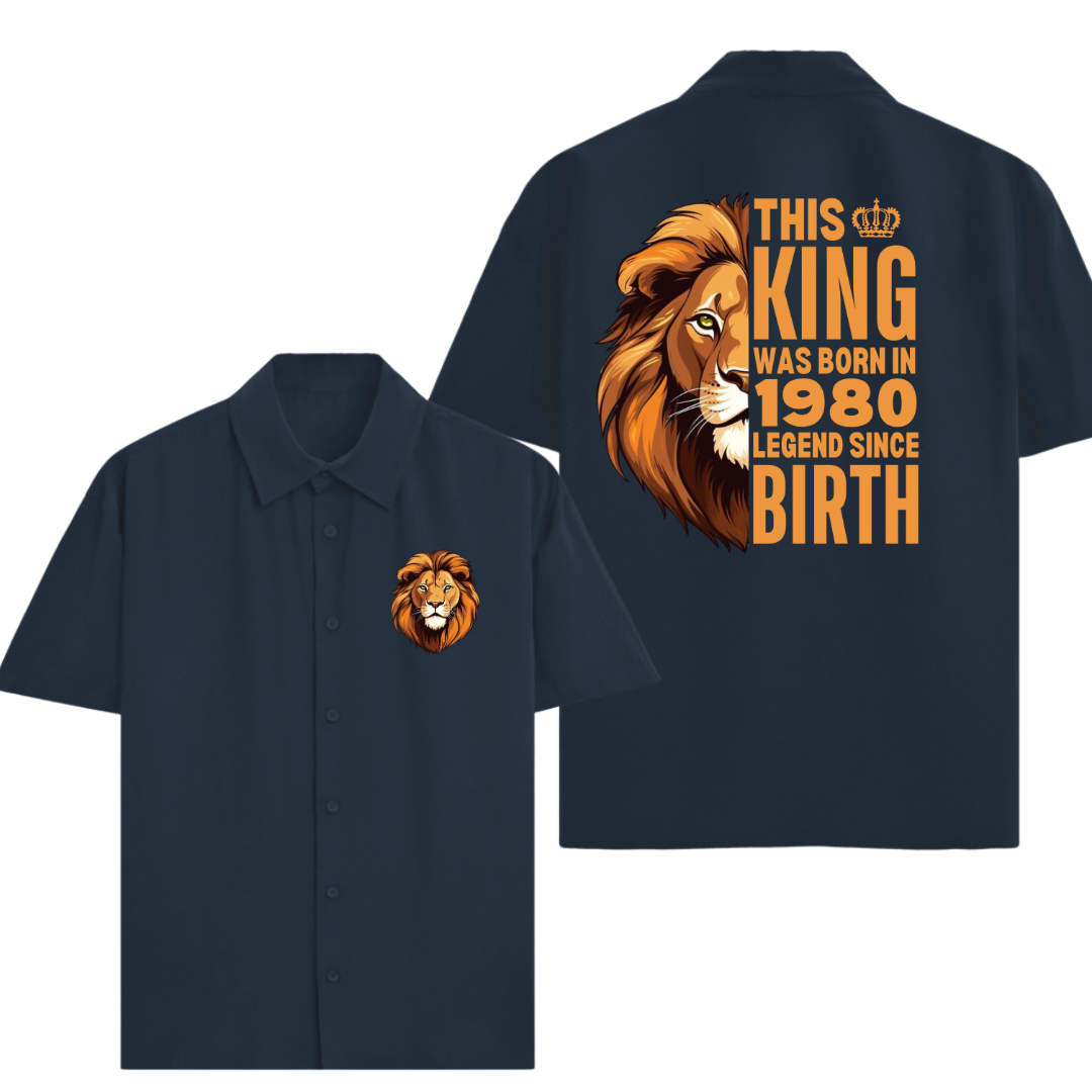1980 KING LEGEND OVERSIZE SHIRT (Front and Back Print)