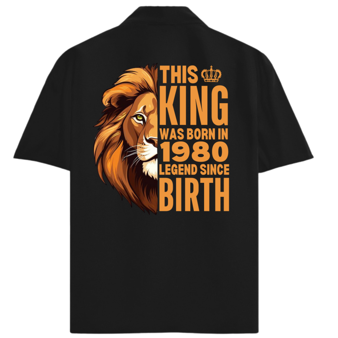 1980 KING LEGEND OVERSIZE SHIRT (Front and Back Print)