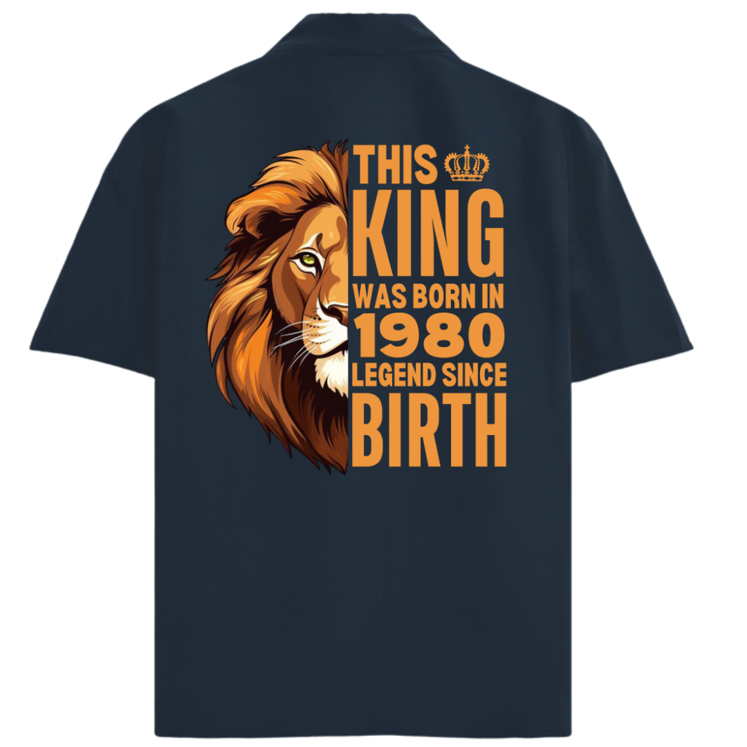 1980 KING LEGEND OVERSIZE SHIRT (Front and Back Print)