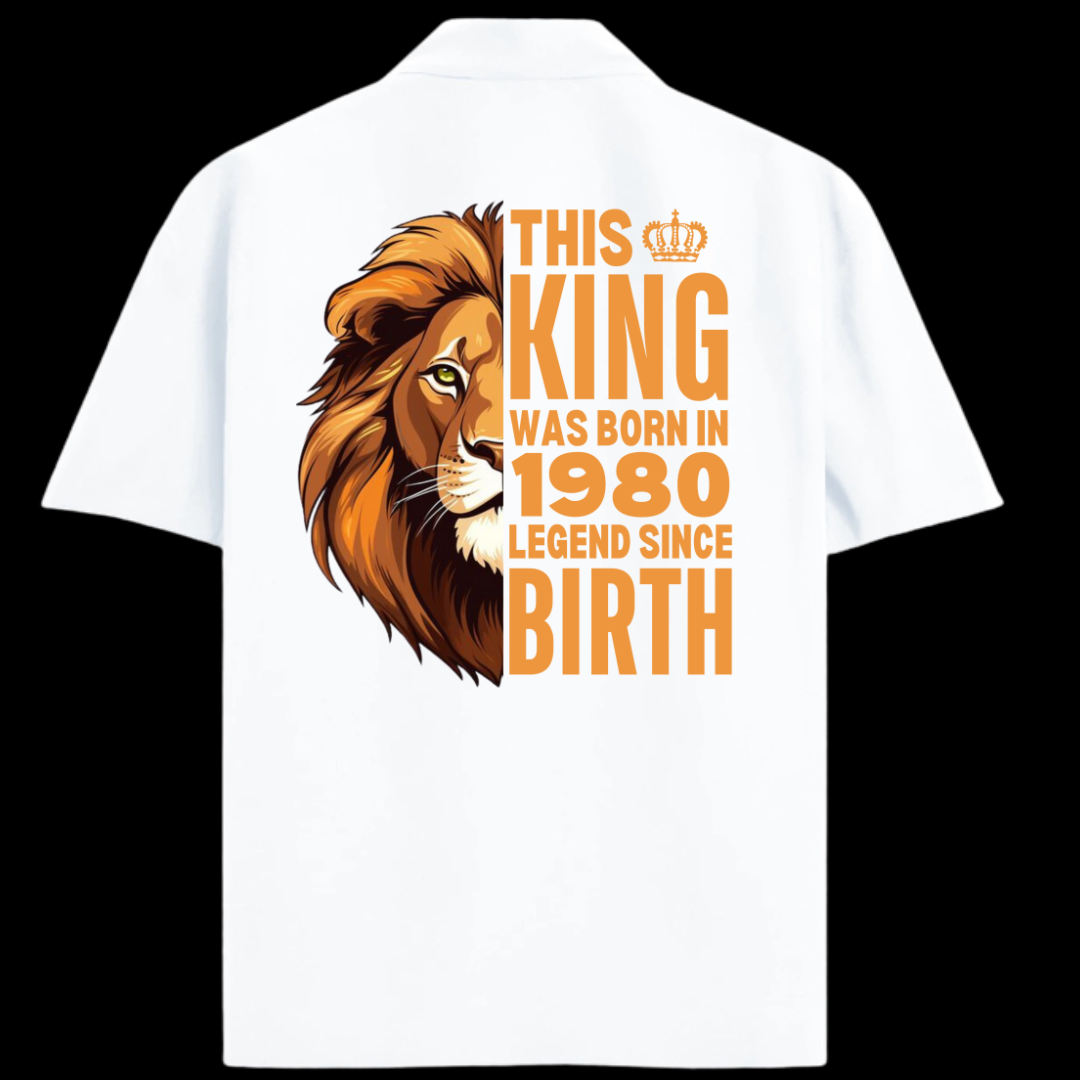1980 KING LEGEND OVERSIZE SHIRT (Front and Back Print)
