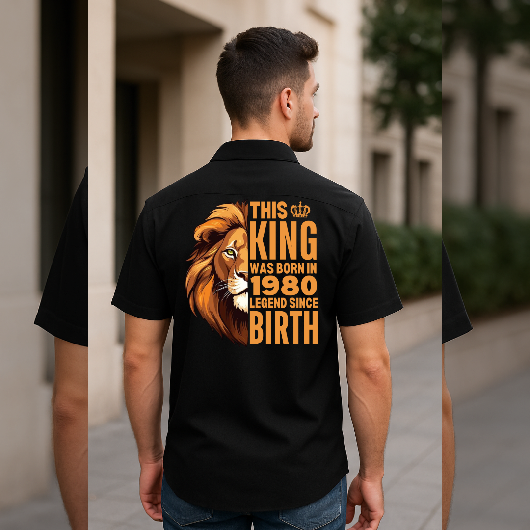 1980 KING LEGEND OVERSIZE SHIRT (Front and Back Print)