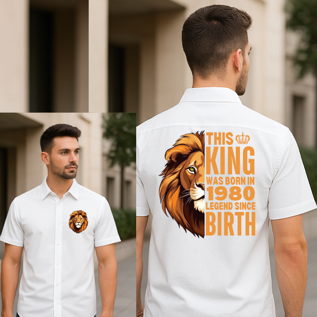 1980 KING LEGEND OVERSIZE SHIRT (Front and Back Print)