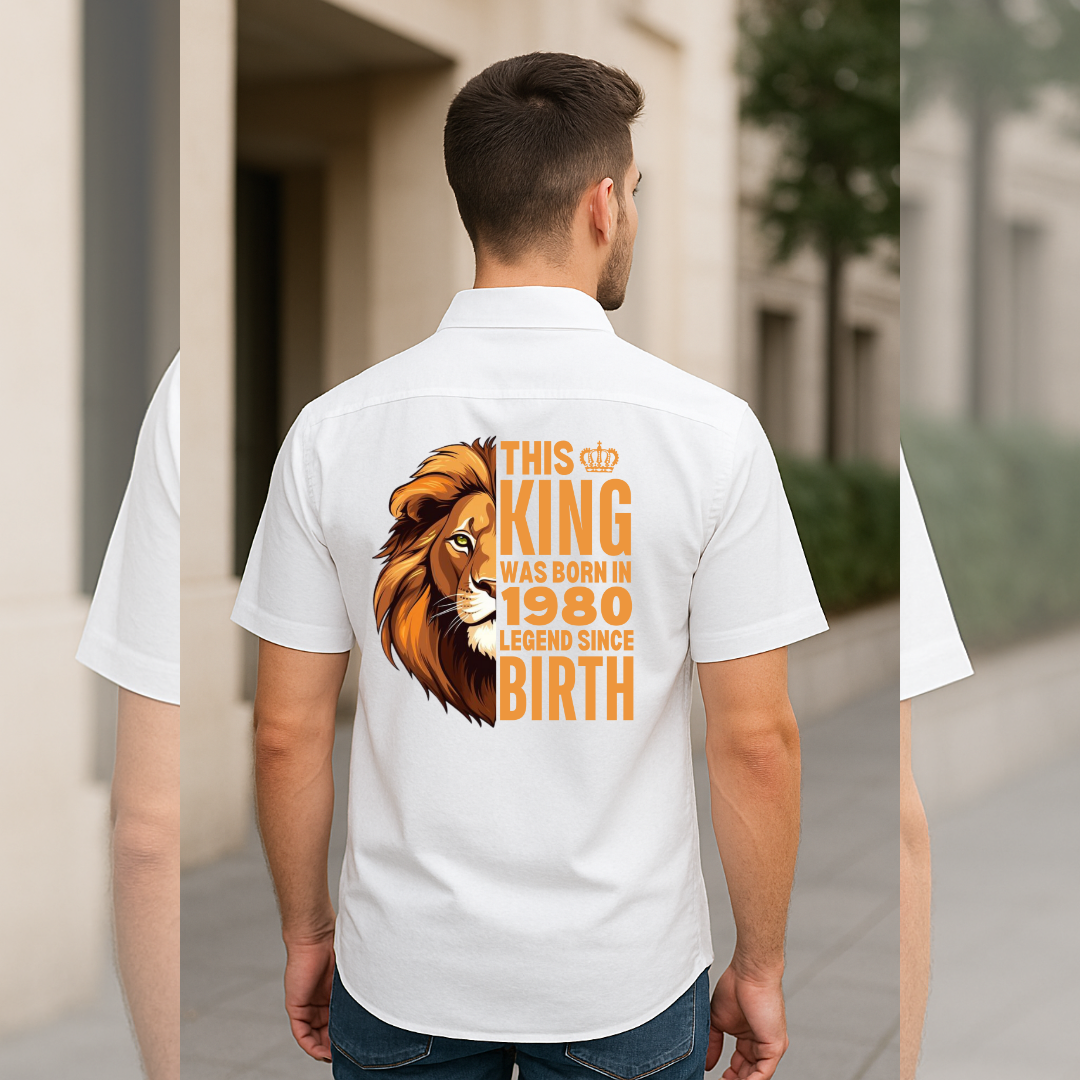 1980 KING LEGEND OVERSIZE SHIRT (Front and Back Print)