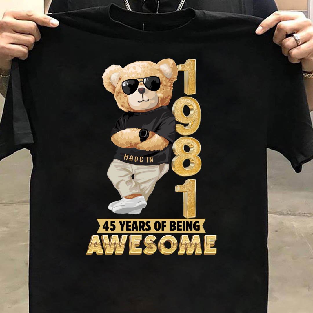 45-1981 YEARS OF BEING AWESOME QI