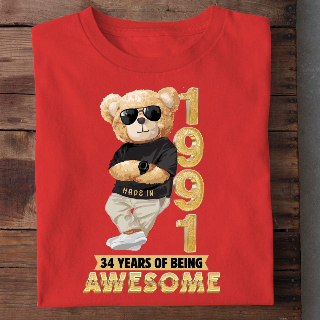 34-1991 YEARS OF BEING AWESOME QI