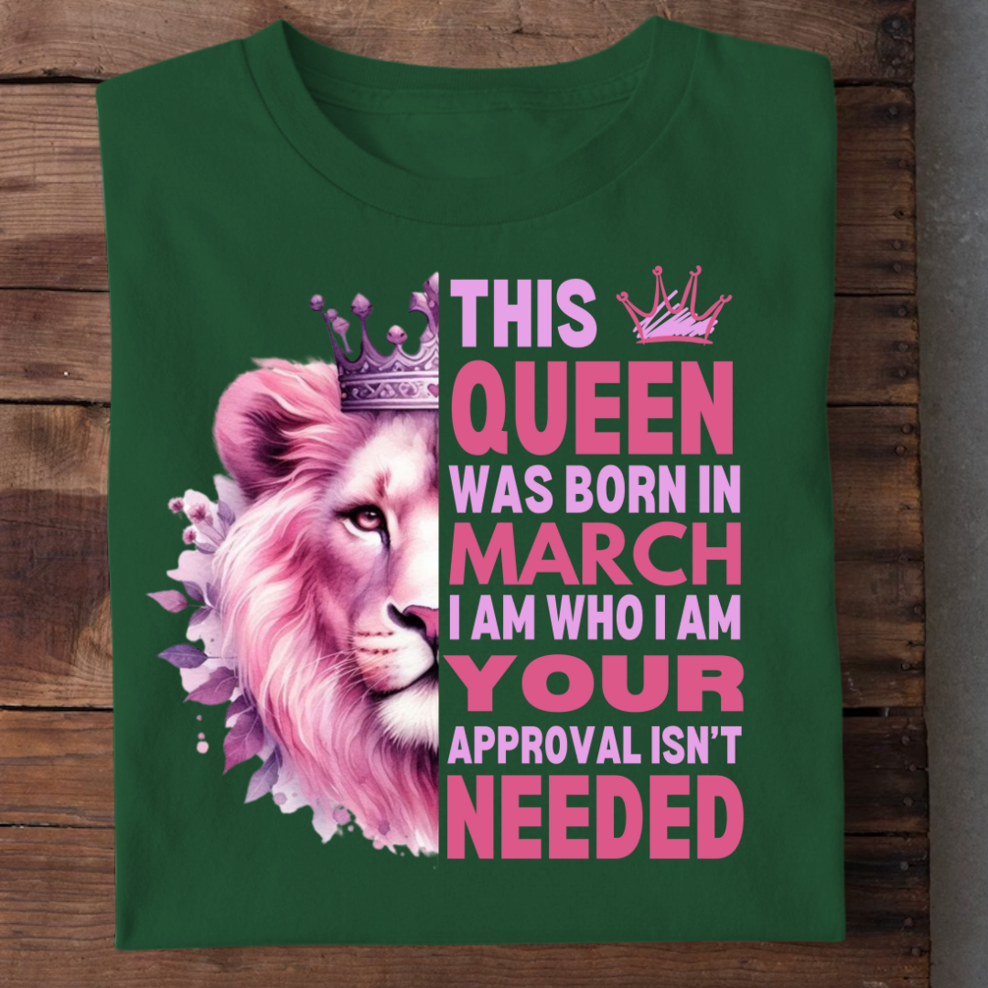 MARCH BIRTHDAY QUEEN