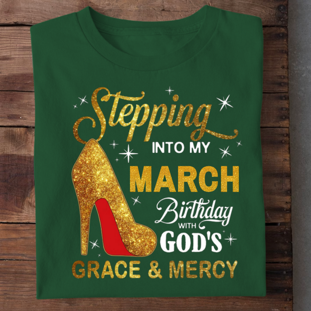 STEPPING INTO MARCH WITH GRACE MERCY