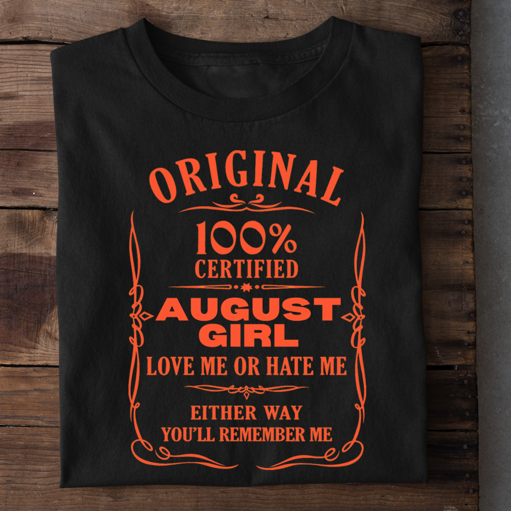 AUGUST GIRL YOU WILL REMEMBER - Main Image