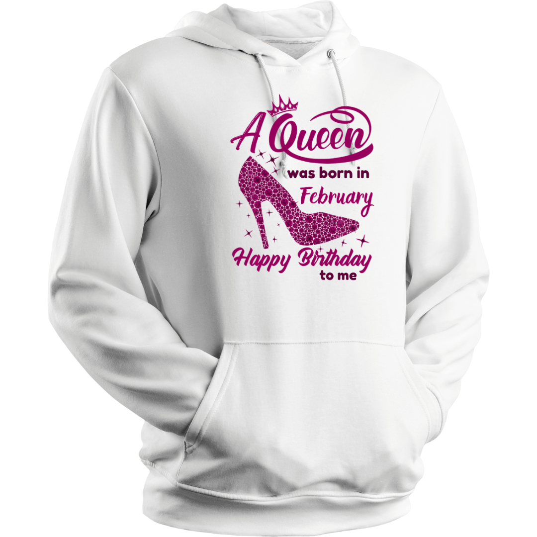 QUEEN WAS BORN IN FEBRUARY HOODIE QI