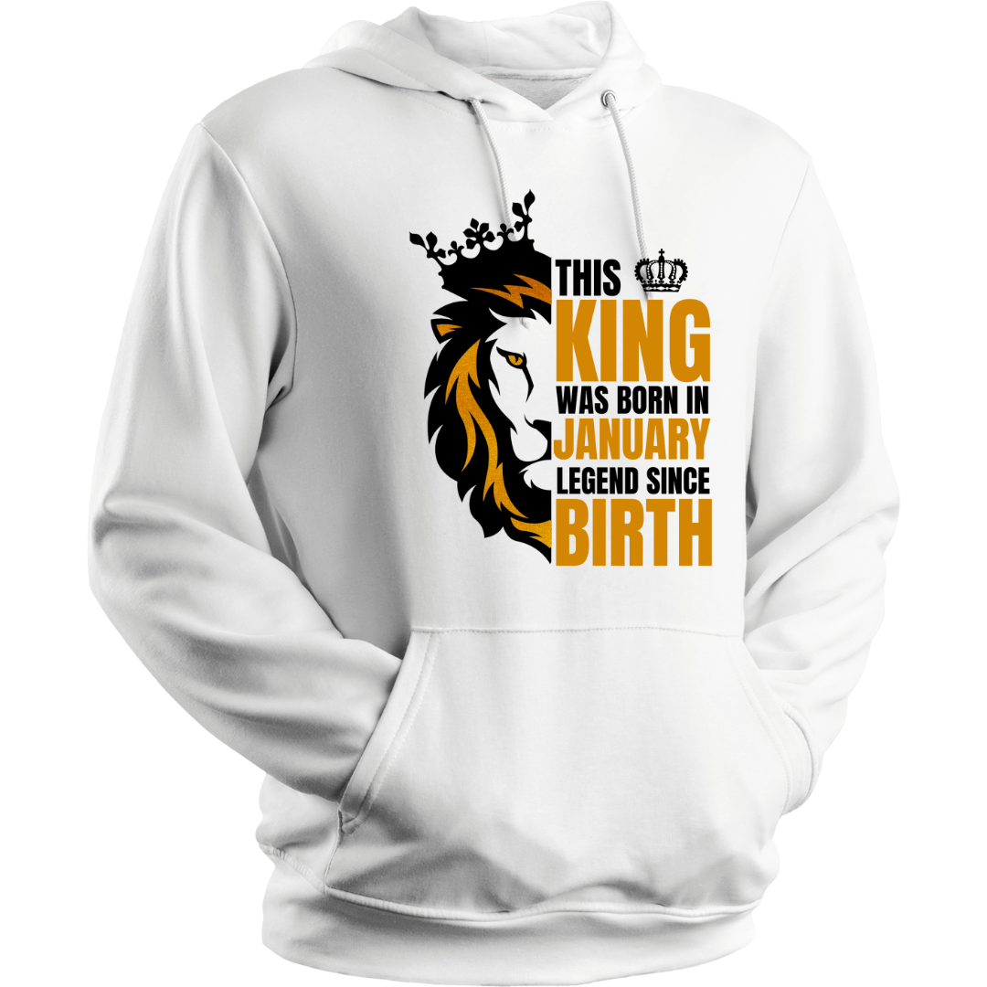 JANUARY LEGEND SINCE BIRTH HOODIE QI