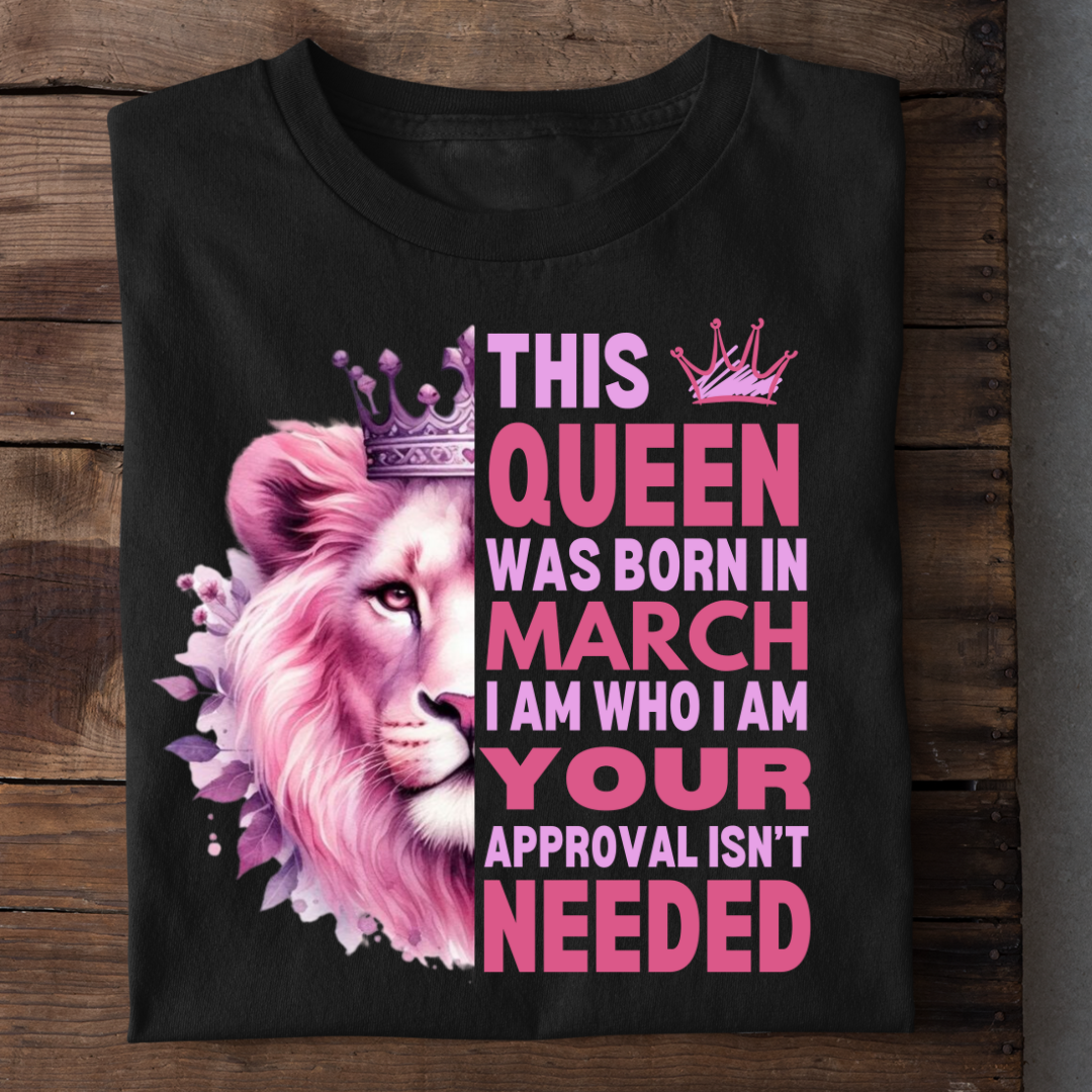 MARCH BIRTHDAY QUEEN