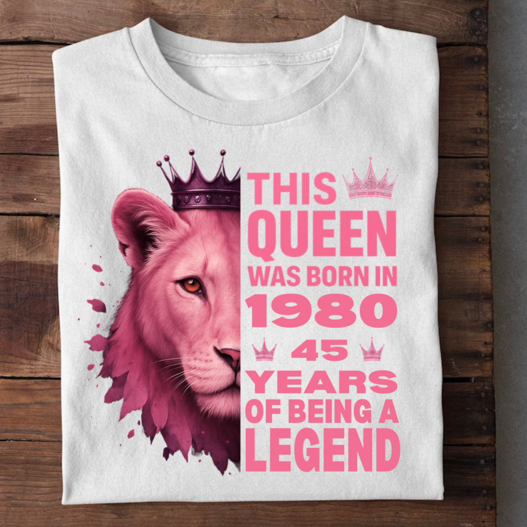 1980 QUEEN 45 YEARS BEING LEGEND