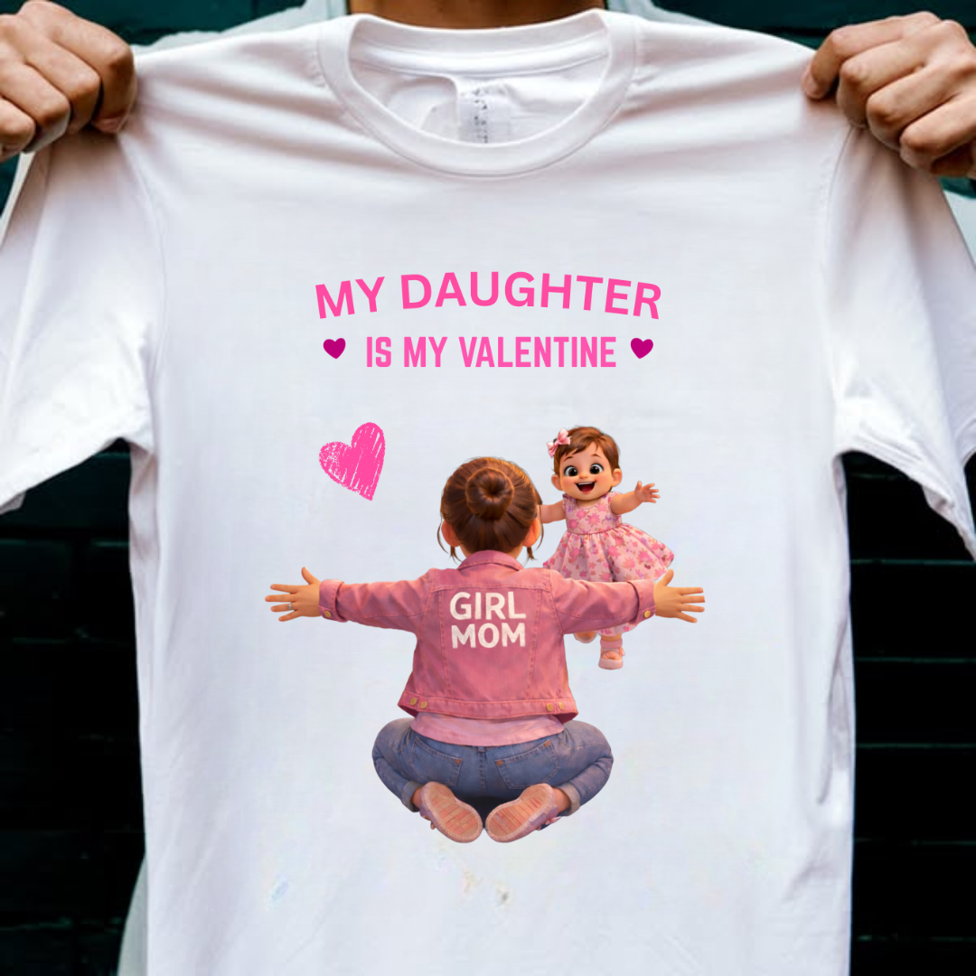 MY DAUGHTER IS MY VALENTINE(GIRL MOM)