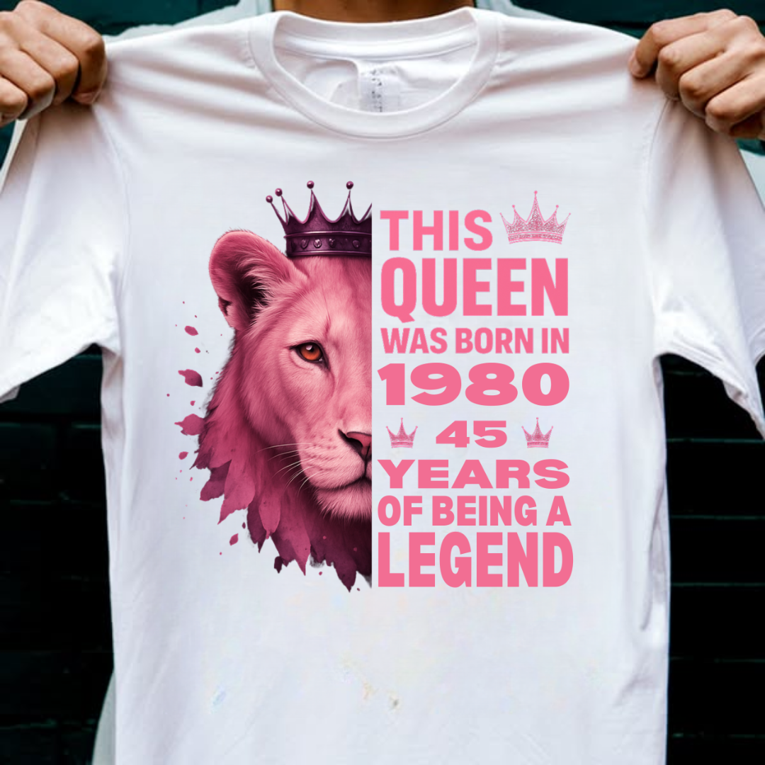 1980 QUEEN 45 YEARS BEING LEGEND