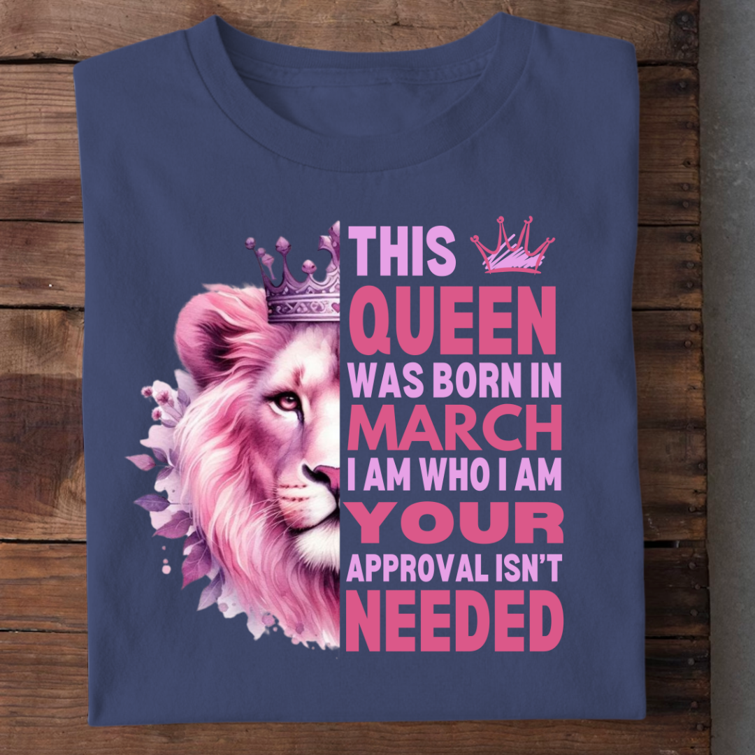 MARCH BIRTHDAY QUEEN