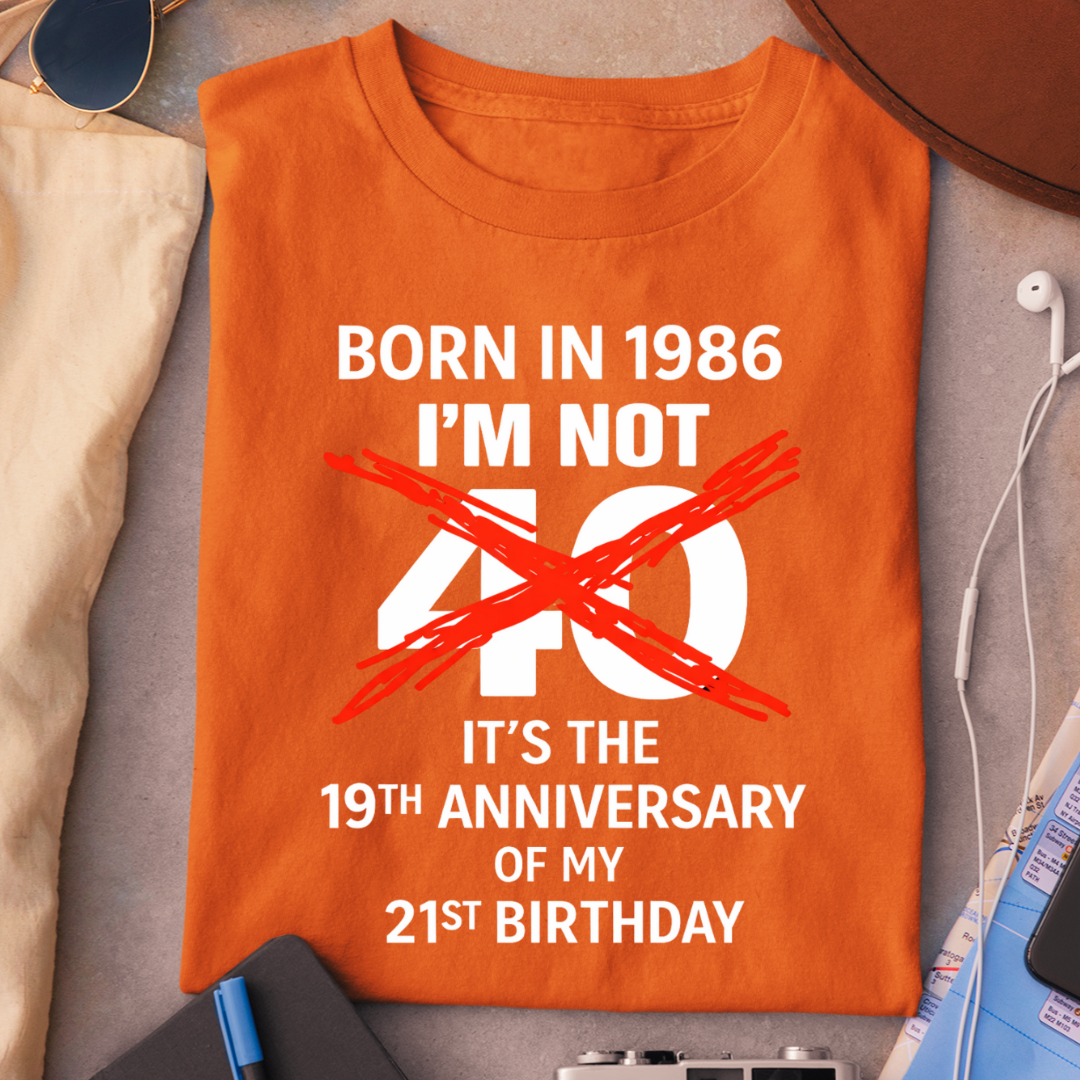 NOT 40 ITS 19TH ANNIVERSARY QI