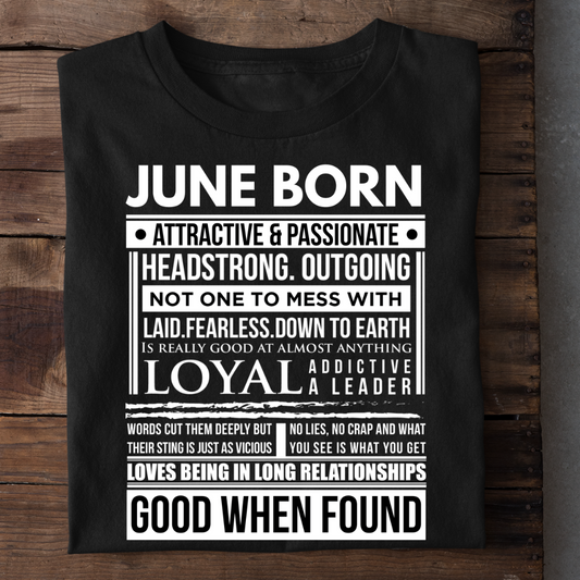 JUNE BORN