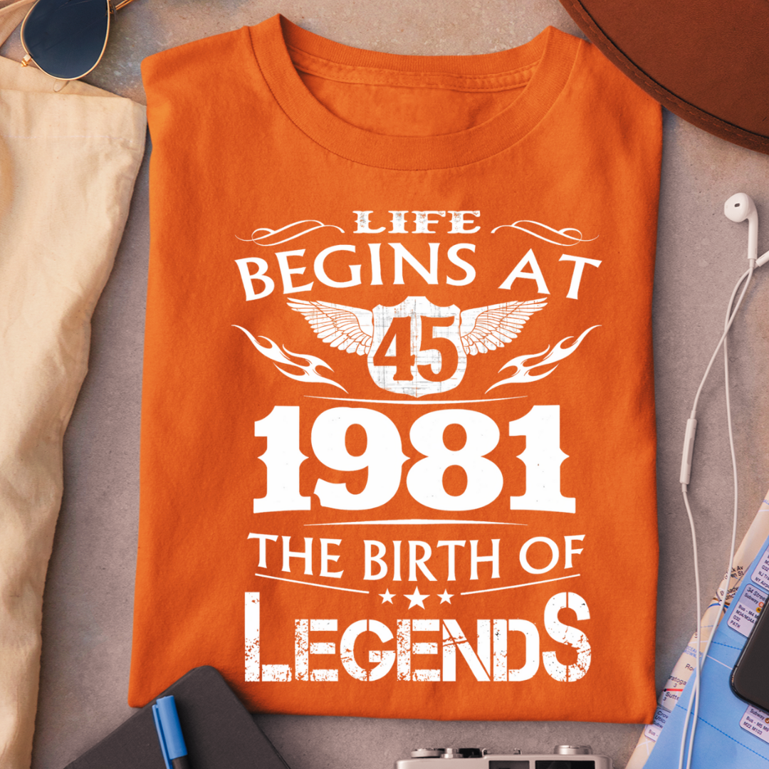 LIFE BEGINS 45-1981 LEGENDS QI