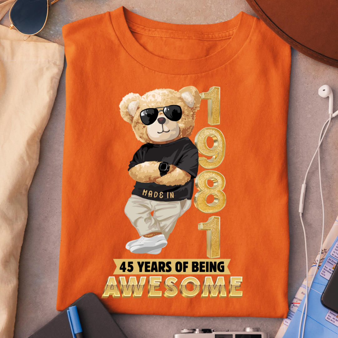 45-1981 YEARS OF BEING AWESOME QI