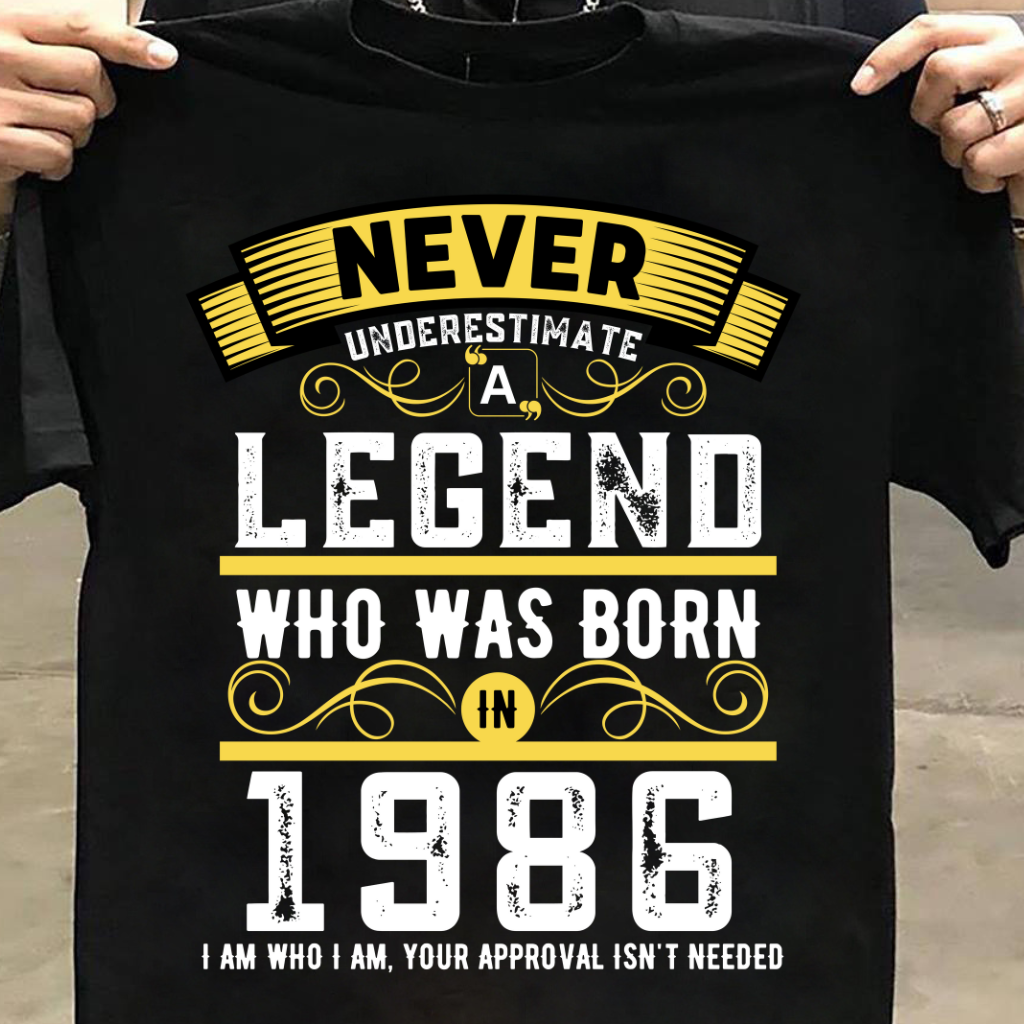 NEVER UNDERESTIMATE 1986 LEGEND