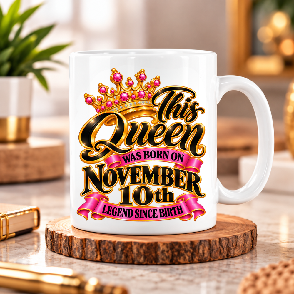 QUEEN 10TH NOVEMBER MUG