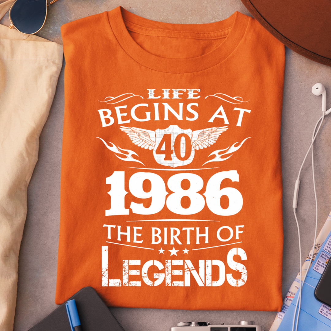 LIFE BEGINS 40-1986 LEGENDS QI