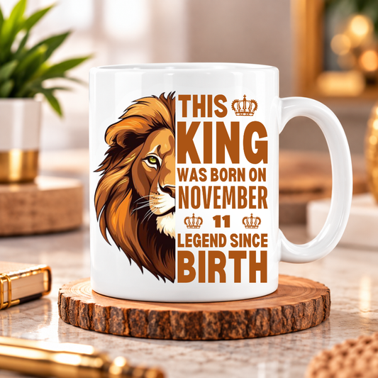 KING 11TH NOVEMBER MUG