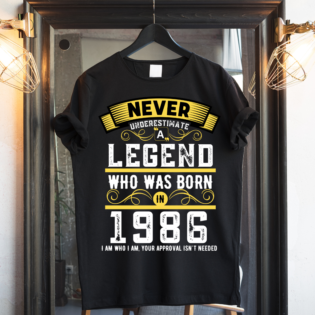 NEVER UNDERESTIMATE 1986 LEGEND