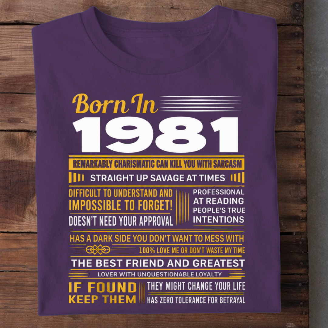 1981 BORN QUALITIES QI