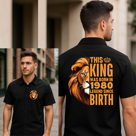 1980 KING LEGEND OVERSIZE SHIRT (Front and Back Print)