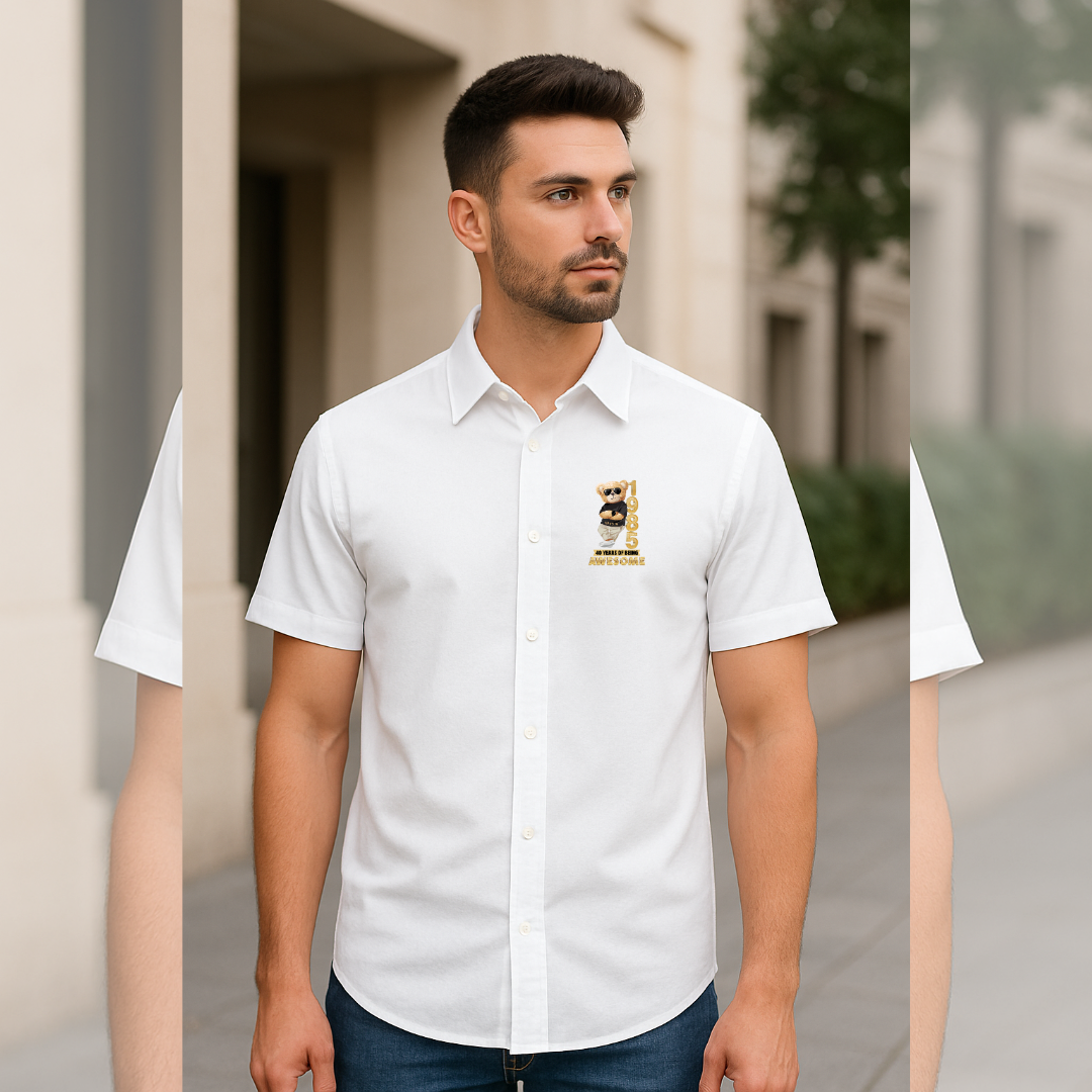 40-1985 BEING AWESOME OVERSIZE SHIRT