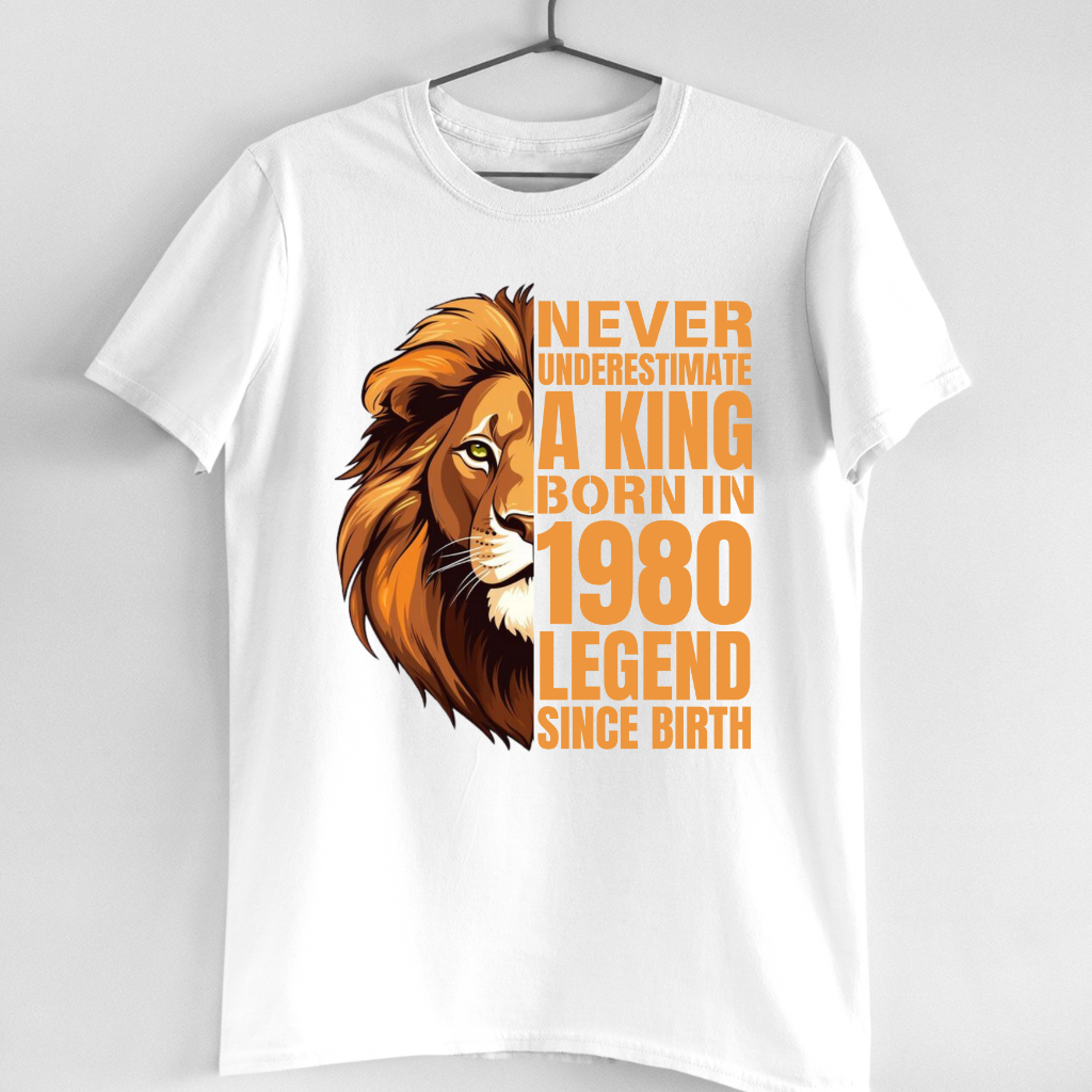 KING 1980 LEGEND SINCE BIRTH