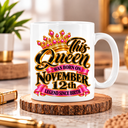 QUEEN 12TH NOVEMBER MUG