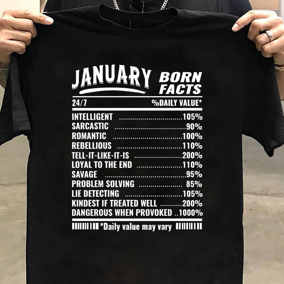 JANUARY BORN FACT QI