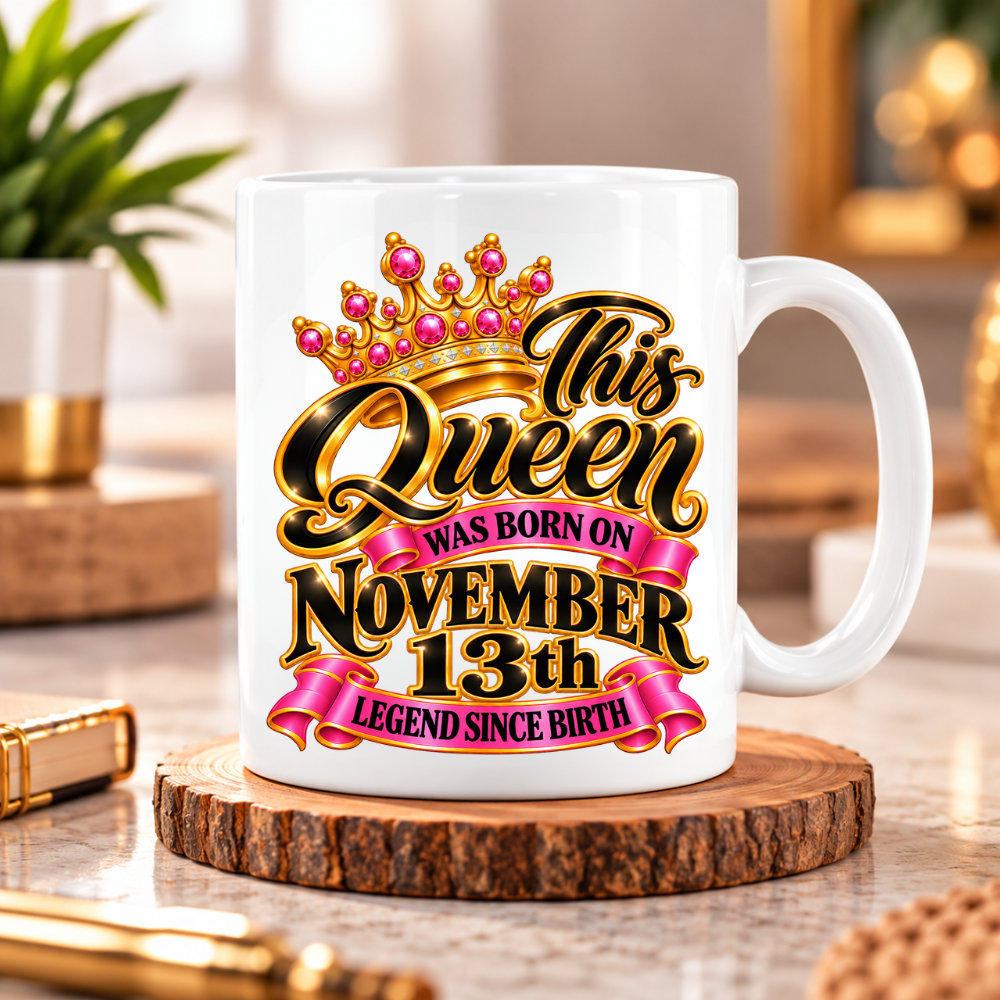 QUEEN 13TH NOVEMBER MUG