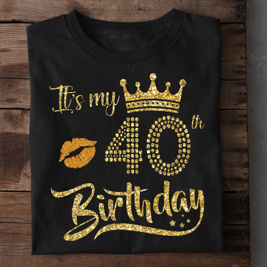 IT'S MY 40TH BIRTHDAY