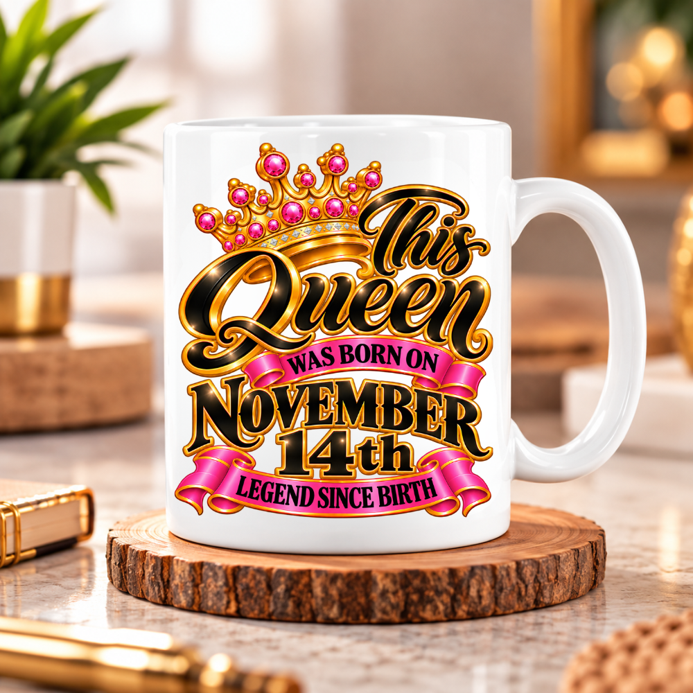 QUEEN 14TH NOVEMBER MUG