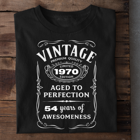 VINTAGE 1970-54 YEARS AWESOMENESS