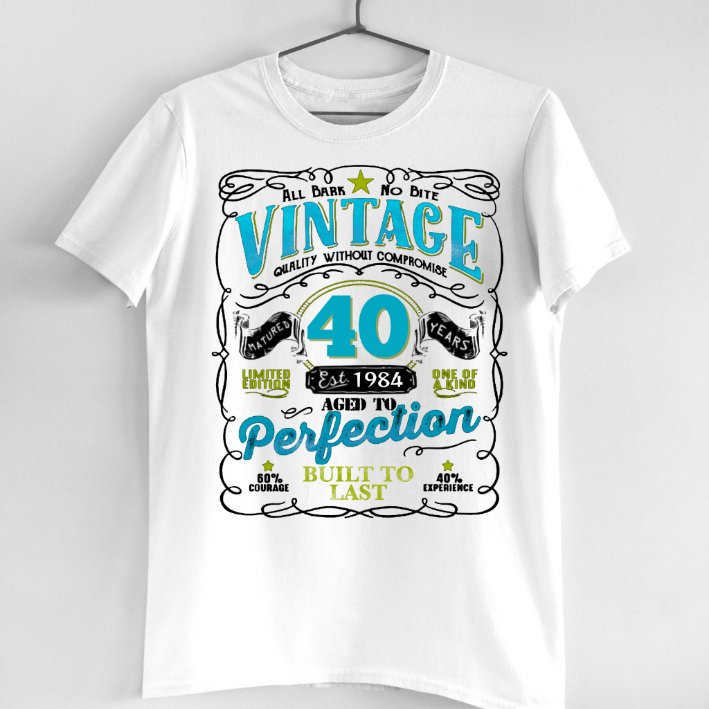 VINTAGE 40 EST 1984