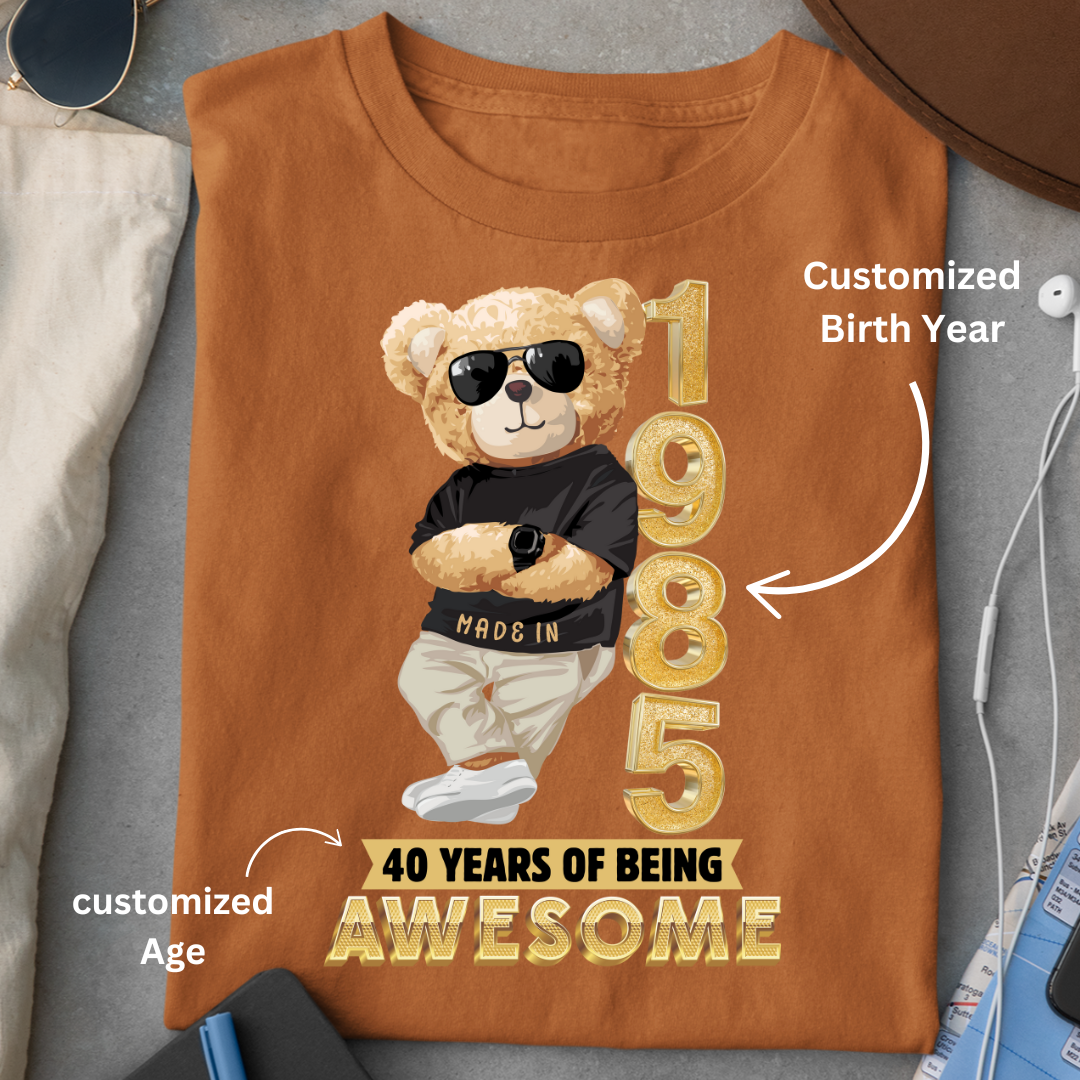 BEING AWESOME CUSTOMIZED SHIRT