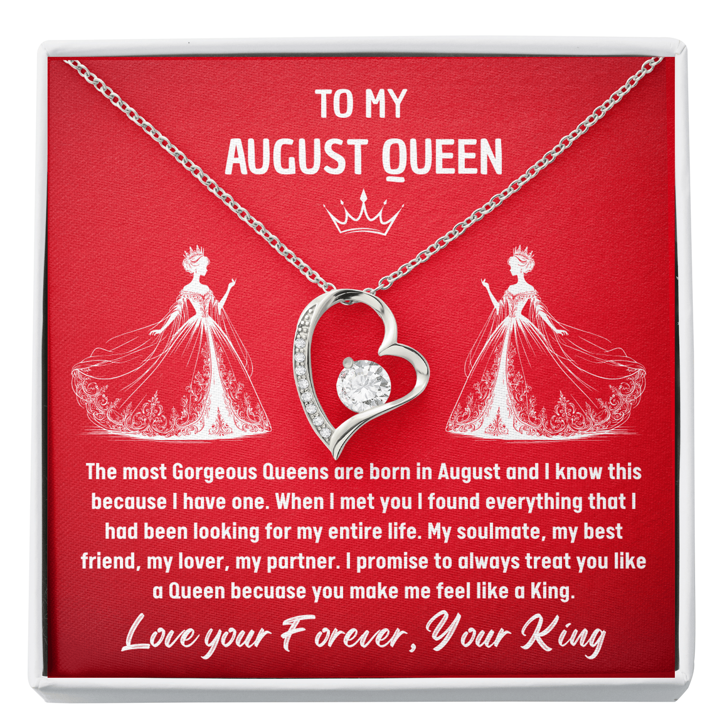 MY AUGUST QUEEN FOREVER LOVE NECKLACE