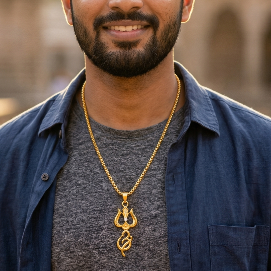 Born in 1981 – Mahadev Bhakt Trishul Necklace