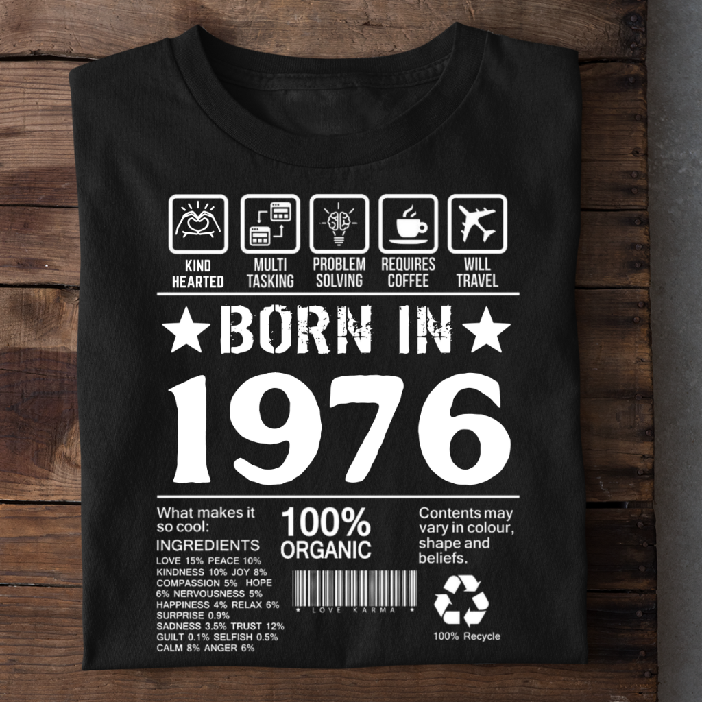 BORN IN 1976 QUALITIES