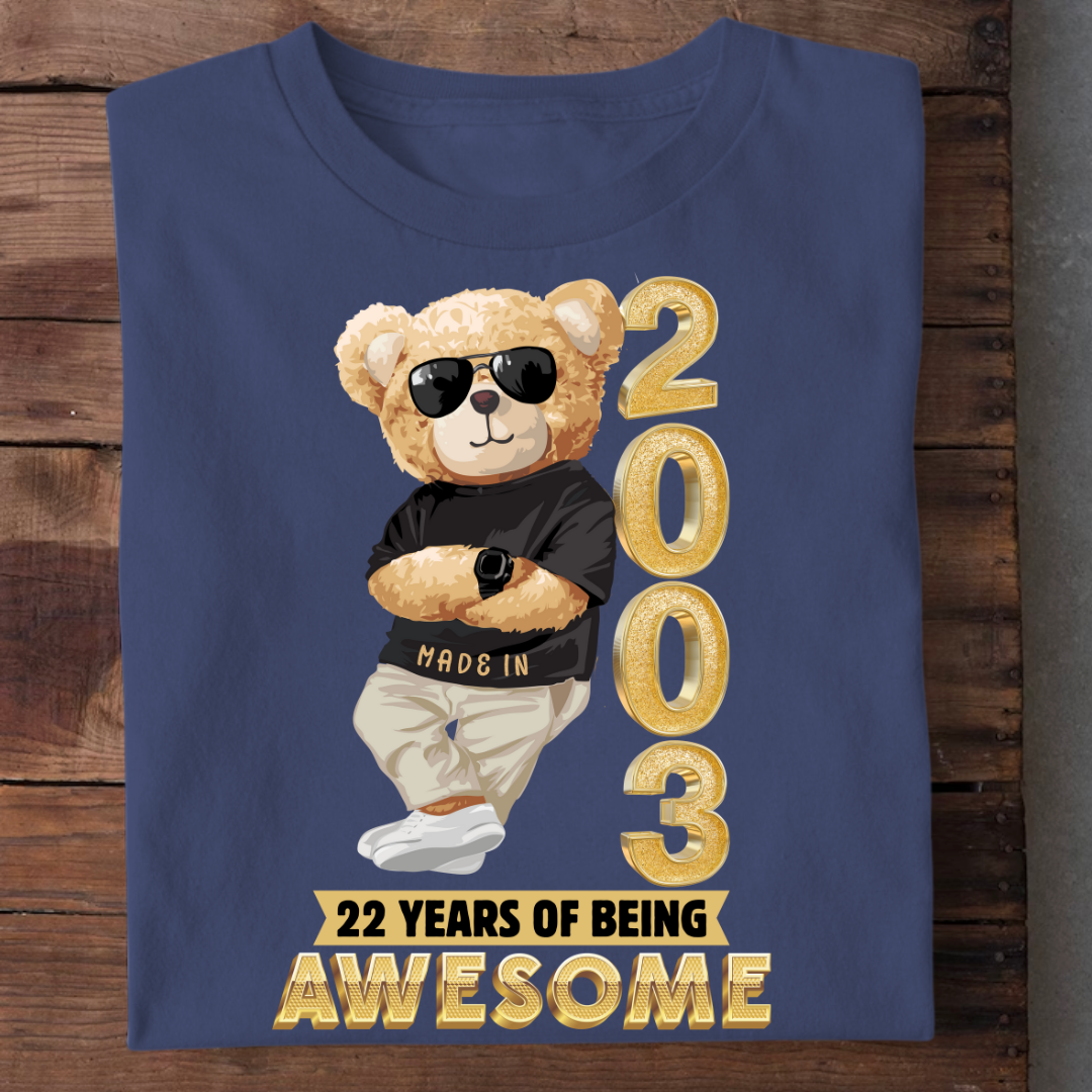22-2003 YEARS OF BEING AWESOME QI
