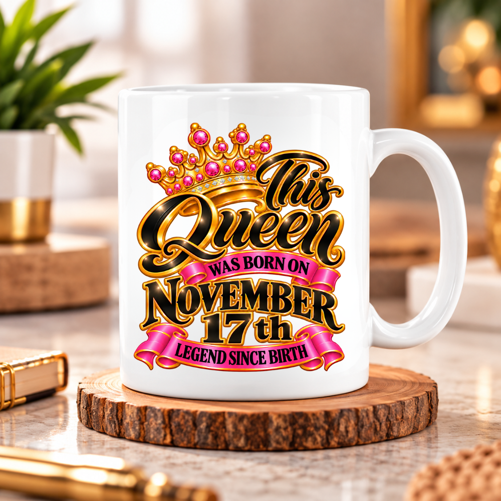 QUEEN 17TH NOVEMBER MUG