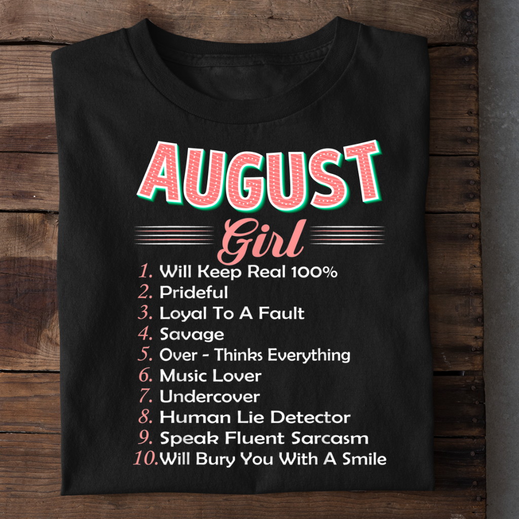 PRIDEFUL AUGUST GIRL