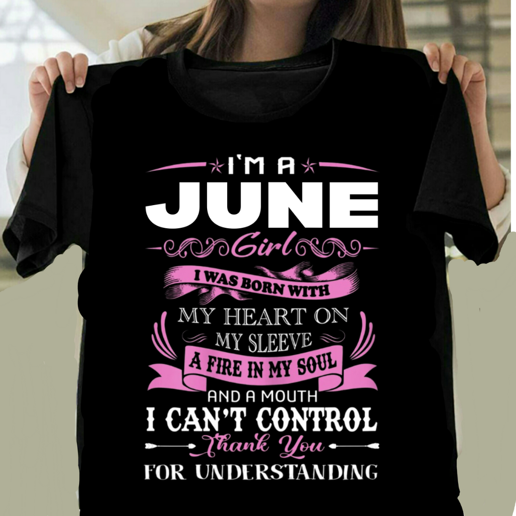 JUNE GIRL HEART ON SLEEVE