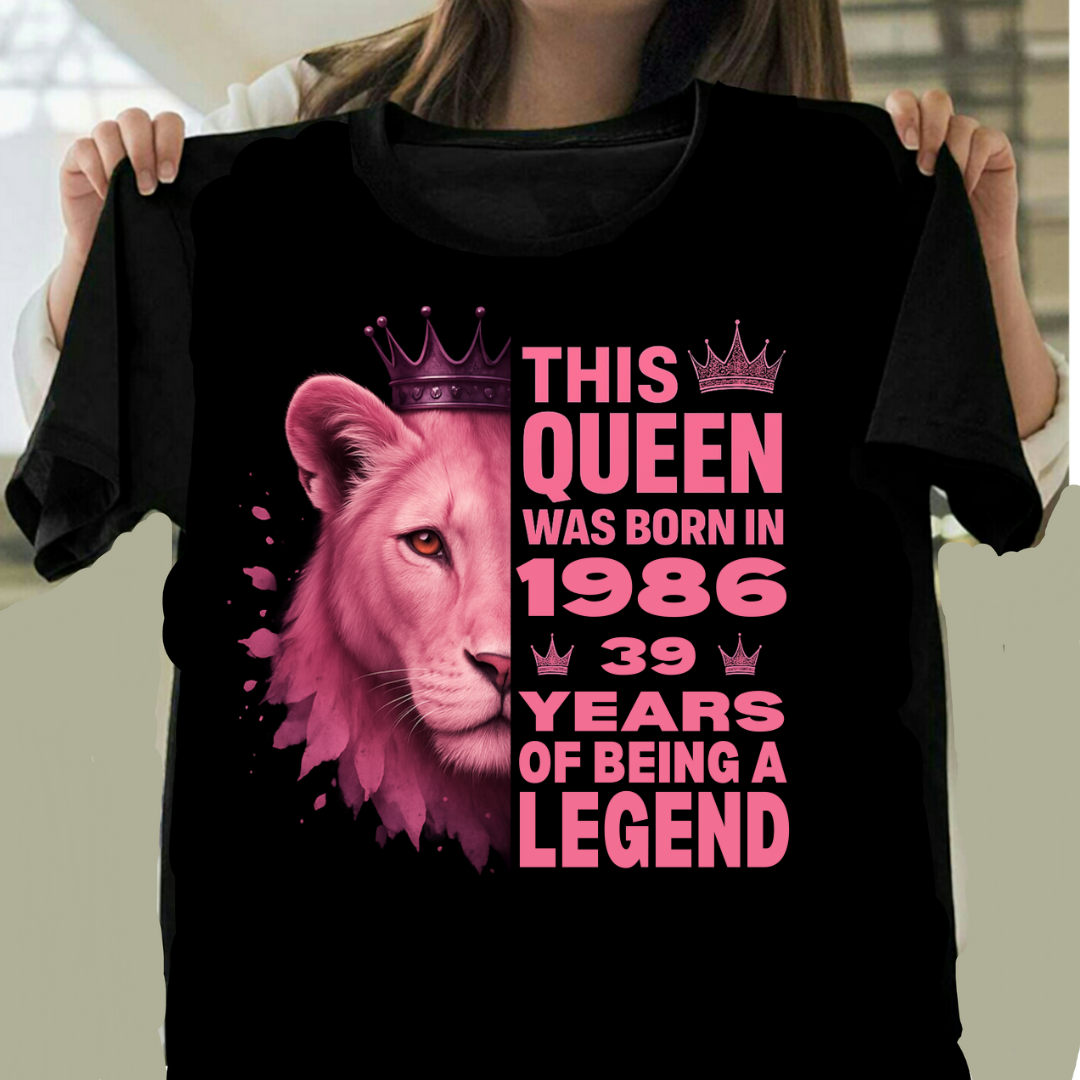 1986 QUEEN 39 YEARS BEING LEGEND